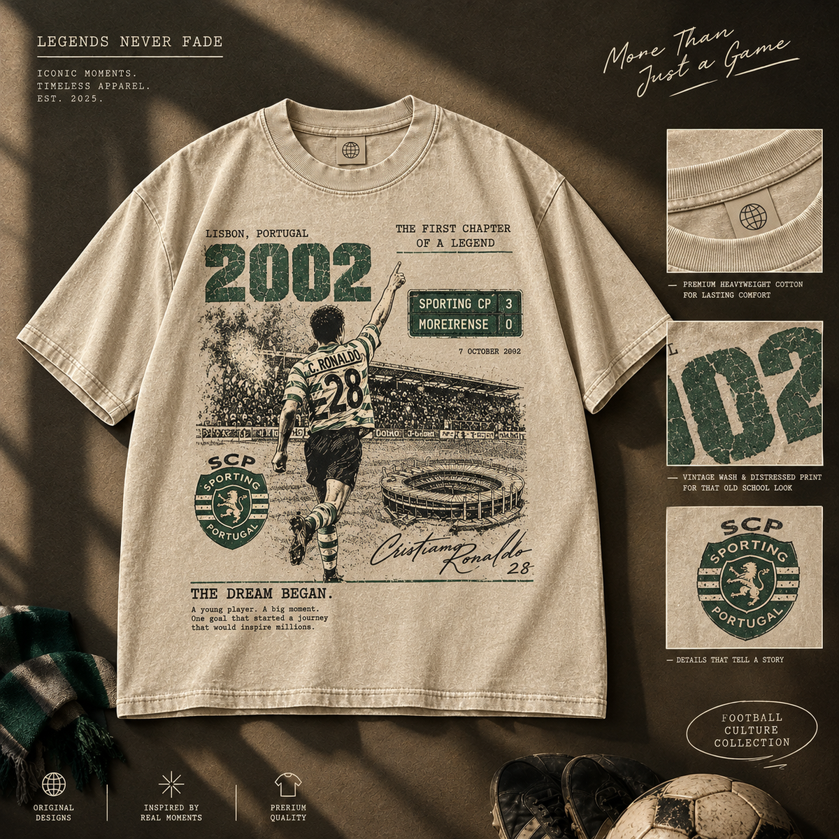 Ronaldo First Goal  Tee
