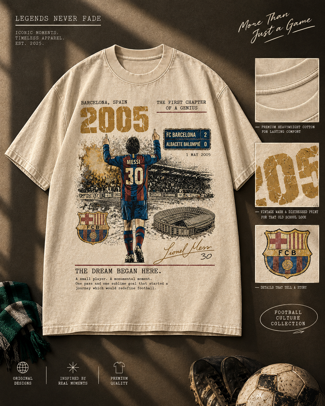 Messi First Goal Tee